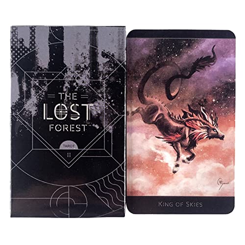 Klassische Tarotkarten, The Lost Tarot Deck, Das Tarot des Verlorenen Waldes, Mystery Divination Party Brettspiel, Verlorenes Wald-Tarot, Für Anfänger Und Tarot-Liebhaber, 10x7.5cm von Ranley