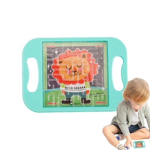 Ranley Perlenlabyrinthspielzeug, Hand Perlenlabyrinth - Balance Maze Board Game Handheld Perlen -Puzzle | Fun Interactive Kids Activity Board Party Gefälligkeiten für Thanksgiving, Ostern, Kindertag von Ranley