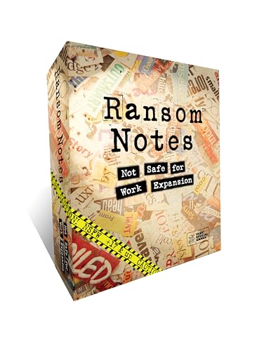 Ransom Notes Erweiterungspaket, Not Safe for Work (NSFW) Edition - The Ridiculous Word Magnet Partyspiel, 3+ Spieler von Ransom Notes