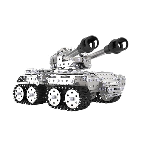 Ranstac Block Puzzle Erwachsene Panzer Hoher Schwierigkeitsgrad 3D Metall Puzzle Modell Kriegsschiffe Kirov Klasse Cruiser KJPZ-04 (Dual Gun Tank) von Ranstac