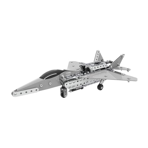 Ranstac Block Puzzle Erwachsene Panzer Hoher Schwierigkeitsgrad 3D Metall Puzzle Modell Kriegsschiffe Kirov Klasse Cruiser KJPZ-04 (F15 Fighter Jet) von Ranstac