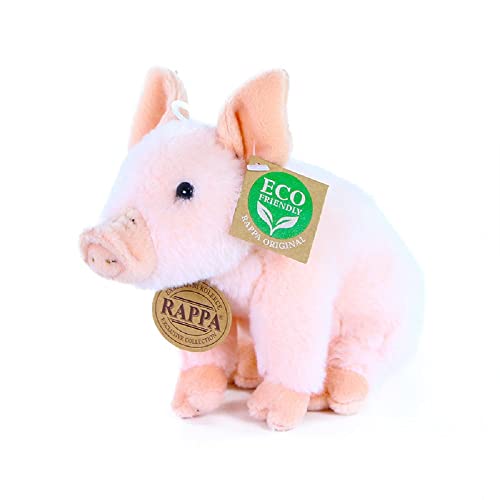 Rappa 201637 Stofftier Plüschtier Schwein Schweinchen Lisa - 18 cm von Rappa