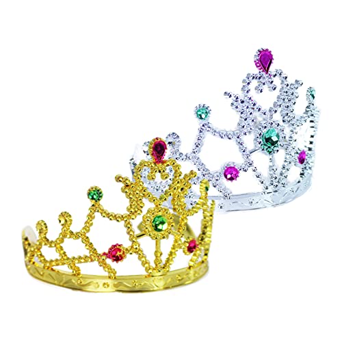 Rappa 571223 Zwei Bezaubernde Krönchen Tiara für kleine Prinzessinnen von Rappa