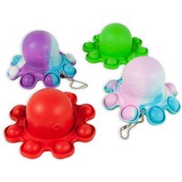 Oktopus-Pop-Toy, Silikon, 1 Stück, 9cm x 5,5cm für die Mitgebseltüte von Rasehorn