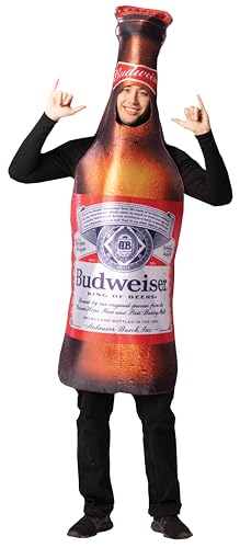 Budweiser Bottle Fancy Dress Costume for Adults Standard von Rasta Imposta