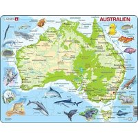 Puzzle - Australien (physisch) von Raute Media