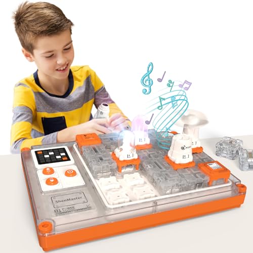 STEM Elektronik Lernspielzeug ab 3 Jahren,Edition mit 500+ Schaltungen, LED Display & wiederaufladbaren Modulen | Logiktraining, Physik Experimentierset,sichere Niederspannung,für Zuhause & Schule STEM Elektronik Lernspielzeug ab 3 Jahren,Edition mit 500+ Schaltungen, LED Display & wiederaufladbaren Modulen | Logiktraining, Physik Experimentierset,sichere Niederspannung,für Zuhause & Schule von Rauwseul