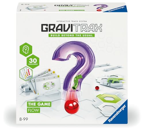 Ravensburger GraviTrax The Game Flow - Logikspiel für Kugelbahn Fans, Konstruktionsspielzeug für Kinder ab 8 Jahren von Ravensburger