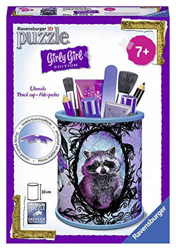 Ravensburger 3D Puzzle 12078 - Girly Girl Edition Utensilo - Animal Trend, 54-teilig von Ravensburger