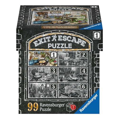 Ravensburger EXIT Puzzle 16877 - Im Gutshaus Küche – 99 Teile Puzzle für Erwachsene und Kinder ab 14 Jahren von Ravensburger 3D Puzzle