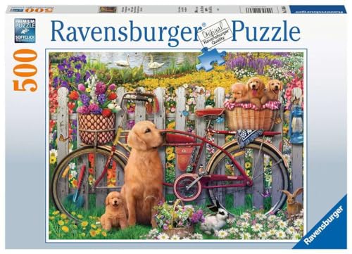 Ravensburger Puzzle 15036 - Ausflug ins Grüne - 500 Teile Puzzle für Erwachsene und Kinder ab 10 Jahren, Puzzle mit Hunde-Motiv, 20 x 14 von Ravensburger