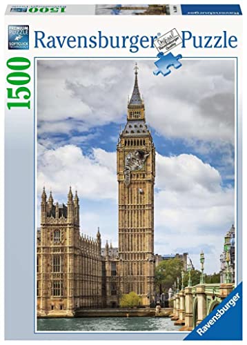 Ravensburger Puzzle 16009 - Findus am Big Ben - 1500 Teile Puzzle für Erwachsene und Kinder ab 14 Jahren, Puzzle mit Katzen-Motiv von Ravensburger