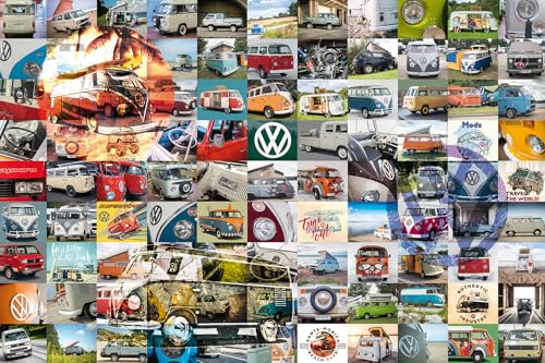 Ravensburger 16018 99 WV Bulli Moments Volkswagen 16018-99 Moments-3000 Teile VW Puzzle für Erwachsene und Kinder ab 14 Jahren, 48 x 32 in von Ravensburger