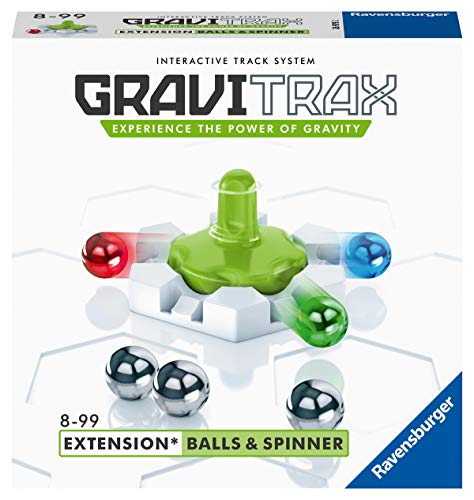 Ravensburger GraviTrax Element Balls & Spinner 26979 - Erweiterung für deine Kugelbahn - Murmelbahn und Konstruktionsspielzeug ab 8 Jahre von Ravensburger