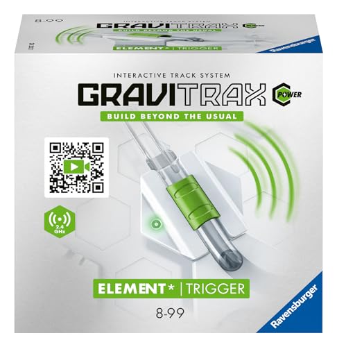 Ravensburger GraviTrax POWER Element Trigger 26202 - elektronische Erweiterung für deine Kugelbahn - Murmelbahn und Konstruktionsspielzeug ab 8 Jahre, Yellow von Ravensburger