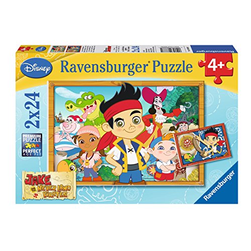 Jack und die Piraten – Jake, Puzzle, 2 x 24 Teile (Ravensburger 08888 1) von Ravensburger