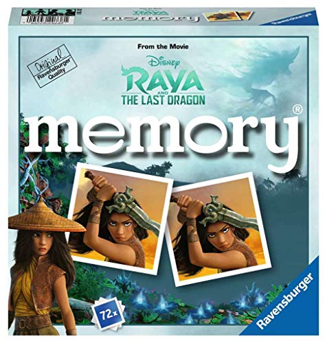 Ravensburger 20738 - Disney Raya and the last Dragon Memory, der Spieleklassiker für alle Raya Fans, Merkspiel für 2-8 Spieler ab 4 Jahren von Ravensburger