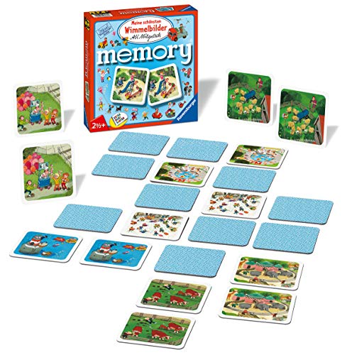 Ravensburger 81297 - Meine schönsten Wimmelbilder Memory® der Spieleklassiker für alle Wimmelbilder Fans, Merkspiel für 2-4 Spieler ab 2 Jahren von Ravensburger