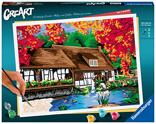 Ravensburger Malen nach Zahlen 23546 - Mühle am Blautopf - ab 14 Jahren von Ravensburger