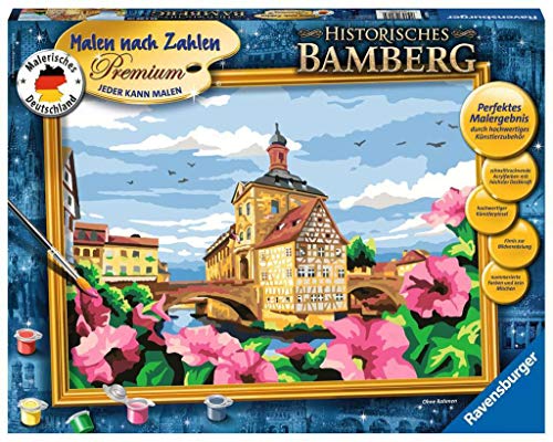 Ravensburger Malen nach Zahlen 28913 – Historisches Bamberg - Für Erwachsene und Kinder ab 14 Jahren von Ravensburger