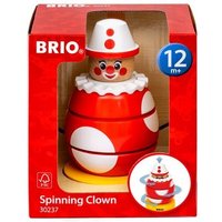 BRIO - 30237 Drück- & Dreh-Clown | Spielzeug für Kleinkinder ab 12 Monaten von Ravensburger Spieleverlag