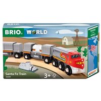 BRIO World - 36089 Trains of the World Santa Fe Zug | Spielzeugzug für Kinder ab 3 Jahren von Ravensburger Spieleverlag