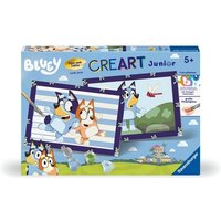 Ravensburger 23984 - Malen nach Zahlen, Bluey CreArt Junior, Malset ab 5 Jahren von Ravensburger