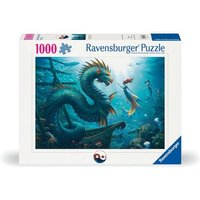 Erwachsenenpuzzle 1000 Teile - Verzauberte Tiefen: Drache, Meerjungfrau und Schildkröten Erwachsenenpuzzle 1000 Teile - Verzauberte Tiefen: Drache, Meerjungfrau und Schildkröten von Ravensburger Verlag GmbH