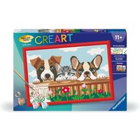 CreArt, Malen nach Zahlen Kinder - Hunde und Katze CreArt, Malen nach Zahlen Kinder - Hunde und Katze von Ravensburger Verlag GmbH