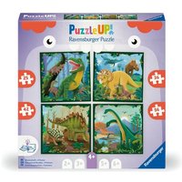 Puzzle UP! Dinosaurier von Ravensburger, 12004003 - 4 Puzzles mit 25, 36, 42, 56 Teilen zum Kombinieren und mit extra Wissensheft, für Dino-Fans im Al von Ravensburger Spieleverlag