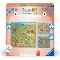 Puzzle UP! Geschichte von Ravensburger, 12004005 - 3 Puzzles mit 100, 121, 144 Teilen zum Kombinieren und mit extra Wissensheft, für Kinder im Alter v von Ravensburger Spieleverlag