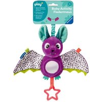 Ravensburger 12034051 Play+ Baby Activity-Fledermaus, Baby-Spielzeug ab 0 Monate, Kinderwagenspielzeug, Plüschtier von Ravensburger Spieleverlag