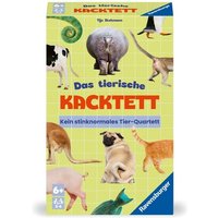 Ravensburger 23050 - Das tierische Kacktett, Quartett mit Tierkacke-Thema, Familienspiel für Kinder ab 6 Jahren und Erwachsene, für 3-6 Spieler von Ravensburger Spieleverlag