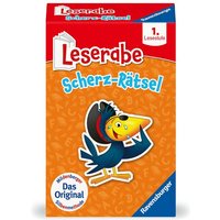 Ravensburger 23498 - Leserabe - Scherz-Rätsel - Kartenspiel zum Lesen lernen mit Spaß - 1. Klasse, für Kinder ab 6 Jahren von Ravensburger Spieleverlag