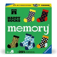 Ravensburger 24702 memory® Happy Socks. Der Ravensburger Spieleklassiker in Kooperation mit Happy Socks. Gesucht werden 32 fröhlich bunte Sockenpaare von Ravensburger Spieleverlag