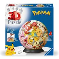 Ravensburger 3D Puzzle 11595 - Puzzle-Ball Pokémon Kanto Region - Puzzleball aus dreidimensionalen Puzzleteilen - für große und kleine Pokémon Fans ab von Ravensburger Spieleverlag