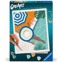 Ravensburger CreArt - Malen nach Zahlen 25523 - Poolzeit - ab 12 Jahren für Einsteiger von Ravensburger Spieleverlag