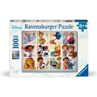 Ravensburger Kinderpuzzle - 12004118 Disney Multicharacter - Puzzle für Kinder ab 6 Jahren, mit 100 Teilen im XXL-Format von Ravensburger Verlag GmbH