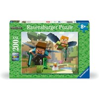 Ravensburger Kinderpuzzle - 12004144 Minecraft - Puzzle für Kinder ab 8 Jahren, mit 200 Teilen im XXL-Format von Ravensburger Spieleverlag