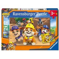 Ravensburger Kinderpuzzle - 12004167 Rubble & Crew - Puzzle für Kinder ab 3 Jahren, mit 2x12 Teilen von Ravensburger Spieleverlag