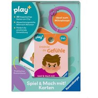 Ravensburger Play+ Spiel und Mach mit! Karten: Entdecke die Gefühle - Activity Karten für Kleinkinder, Spielzeug ab 24 Monaten von Ravensburger Spieleverlag