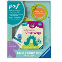 Ravensburger Play+ Spiel und Mach mit! Karten: Sachen suchen: unterwegs - Activity Karten für Kleinkinder ab 18 Monaten, Spielzeug ab 18 Monaten von Ravensburger Spieleverlag