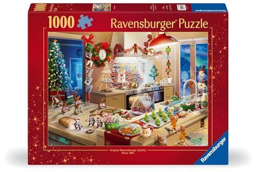 Ravensburger Puzzle 12000718 - Fröhlicher Unfug - 1000 Teile Puzzle für Erwachsene und Kinder ab 14 Jahren, Weihnachts-Puzzle von Ravensburger Spieleverlag