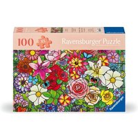 Ravensburger Puzzle 12001364 - Blumenfenster - 100 Teile Blumen-Puzzle für ältere Menschen und Senioren, mit größeren, griffigen Puzzleteilen, großer von Ravensburger Spieleverlag