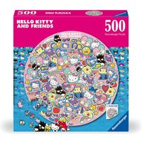 Ravensburger Puzzle 12001391 - Hello Kitty and Friends - 500 Teile Rundpuzzle für Erwachsene und Kinder ab 14 Jahren von Ravensburger Spieleverlag