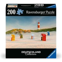 Ravensburger Puzzle 12001477 - Leuchtturm hinter der Düne auf Borkum - 300 Teile Puzzle Deutschland Collection für Erwachsene ab 14 Jahren von Ravensburger Spieleverlag