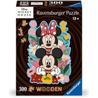 Ravensburger - Wooden Puzzle - Disney Mickey & Minnie, 300 Teile von Ravensburger