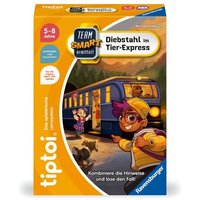 Ravensburger tiptoi Spiel 00226 - Team SMART ermittelt - Diebstahl im Tier-Express, fantastisches Logikspiel für Kinder ab 5 Jahren von Ravensburger Spieleverlag