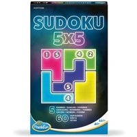 ThinkFun - 76634 - Sudoku 5x5 - Das magnetische Reise-Knobelspiel. Perfekt für die Reise und als Geschenk! von Ravensburger Spieleverlag