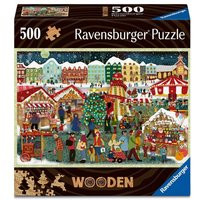 WOODEN Puzzle - Weihnachtsmarkt - Holzpuzzle für Erwachsene mit 500 Teilen WOODEN Puzzle - Weihnachtsmarkt - Holzpuzzle für Erwachsene mit 500 Teilen von Ravensburger Verlag GmbH